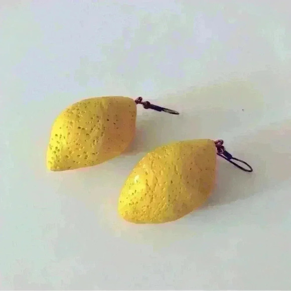 Lemon  Earrings - Picture 3 of 4
